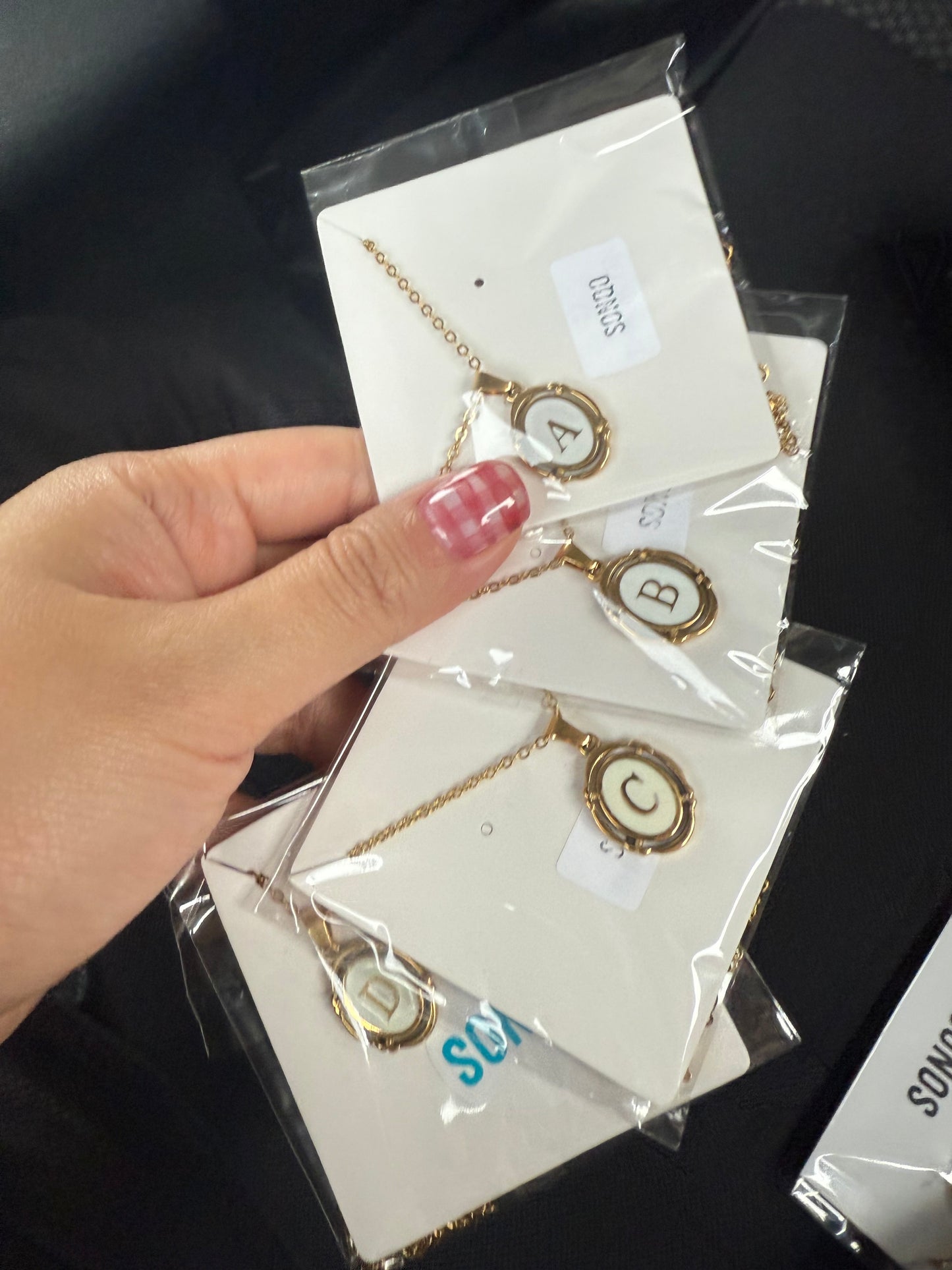 Gold Initial necklace