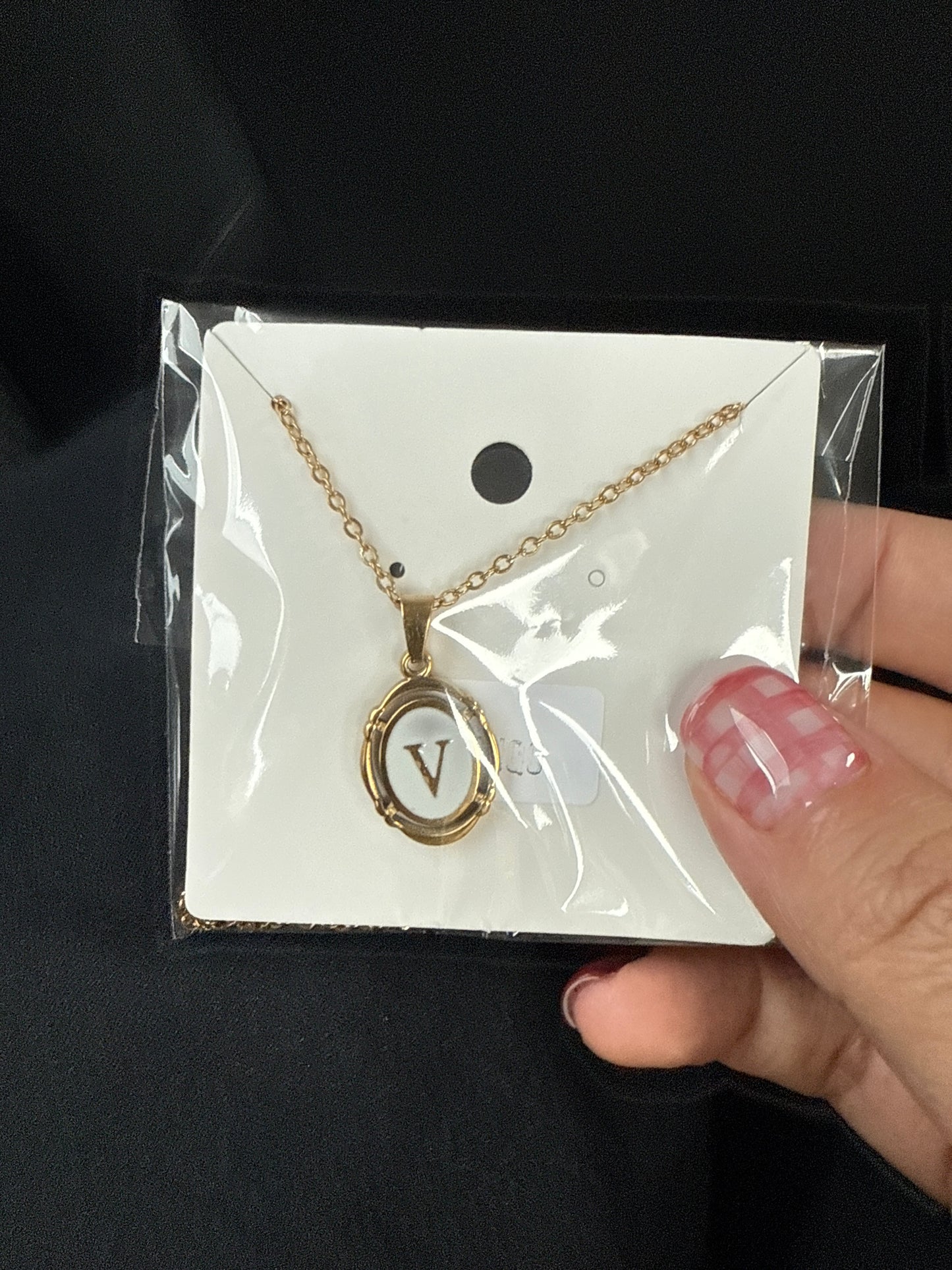 Gold Initial necklace