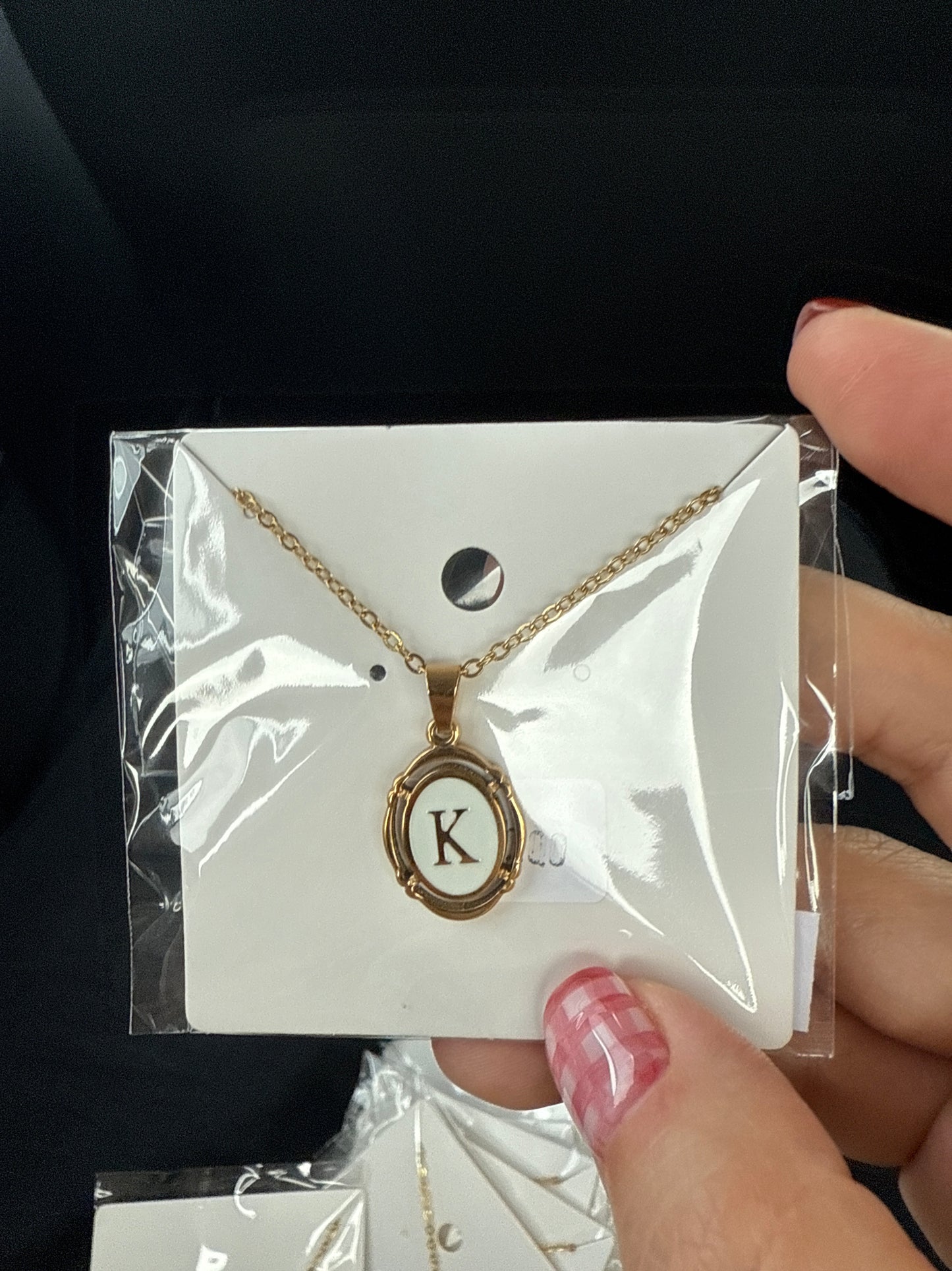 Gold Initial necklace