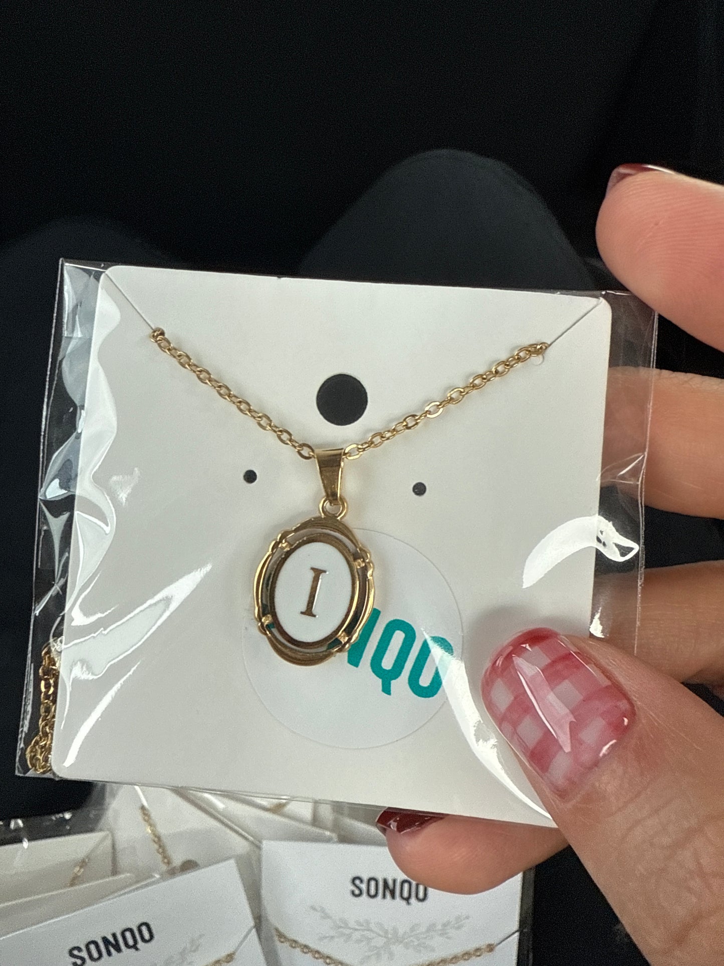 Gold Initial necklace