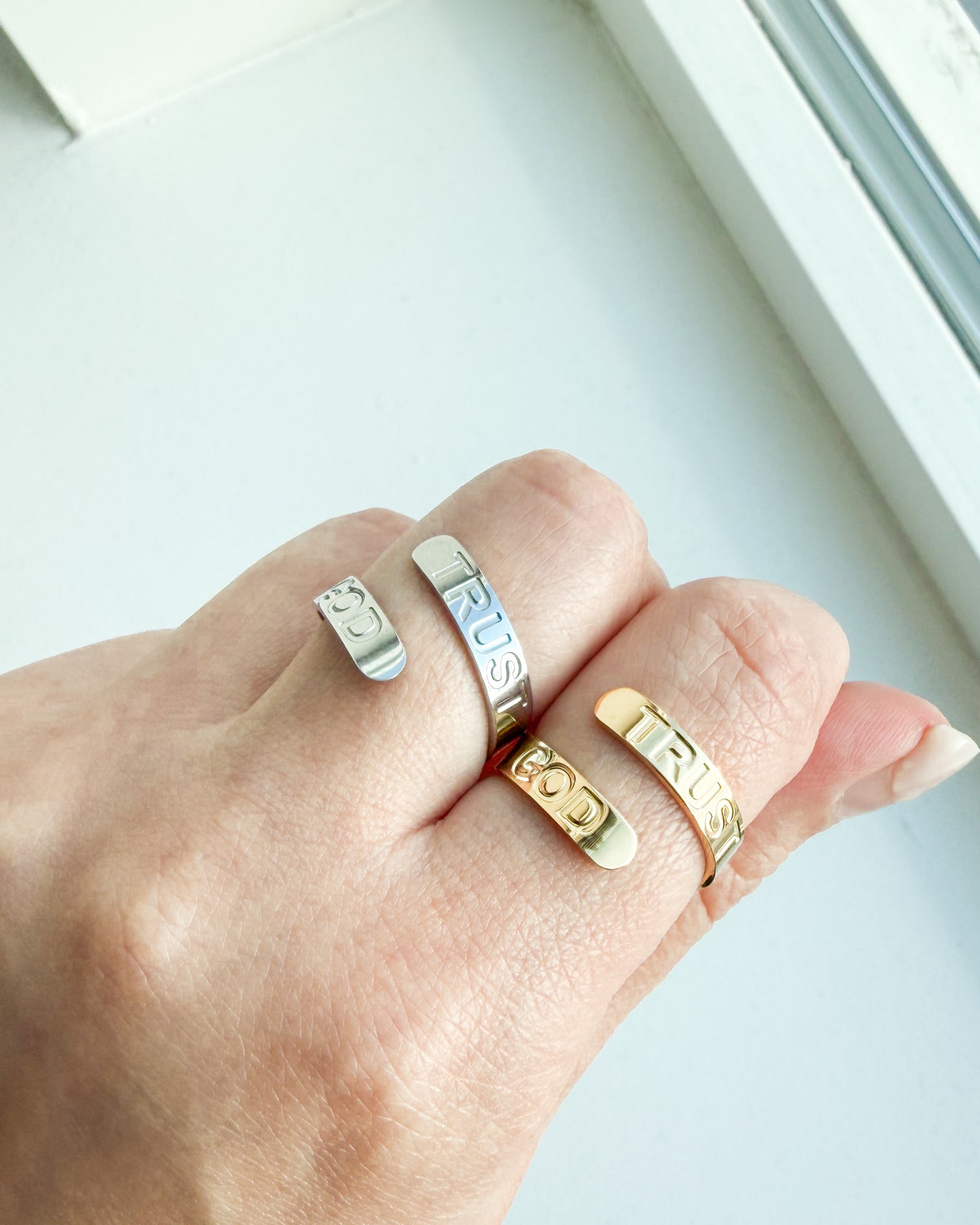Trust God Ring - Adjustable