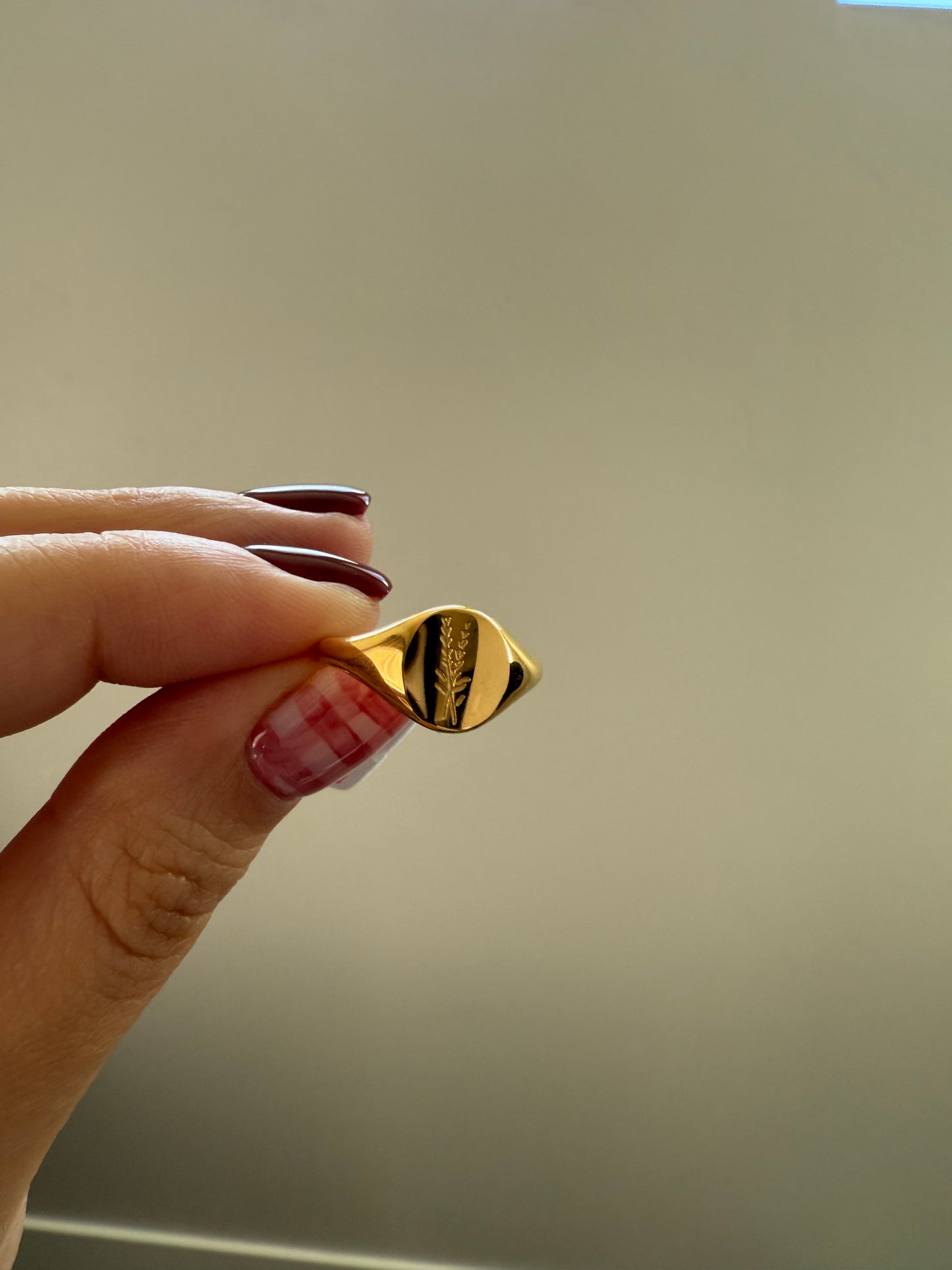Lavender Gold Ring