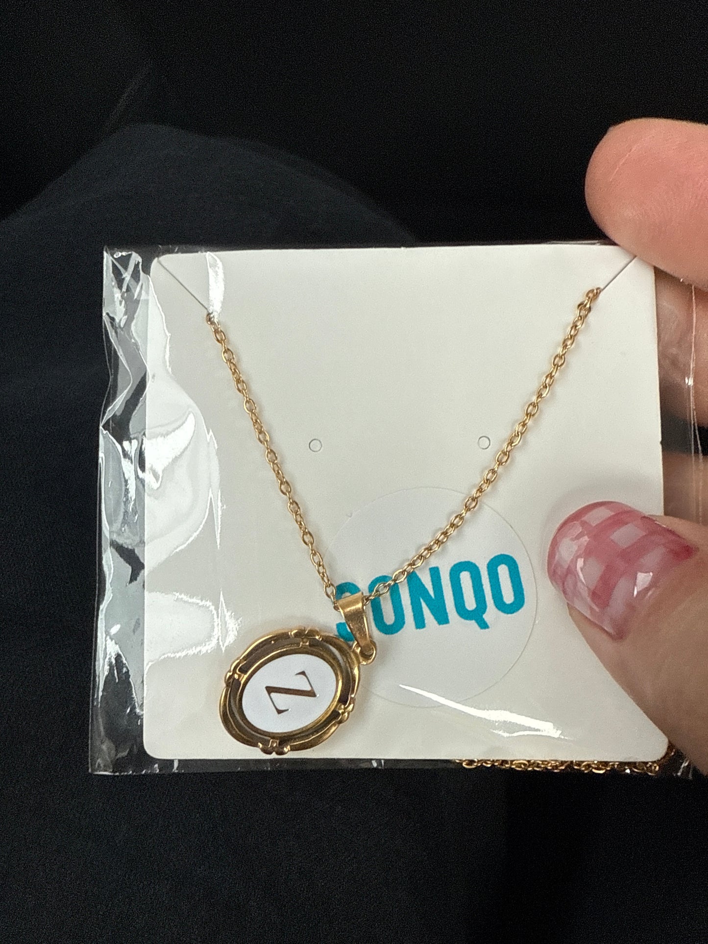 Gold Initial necklace