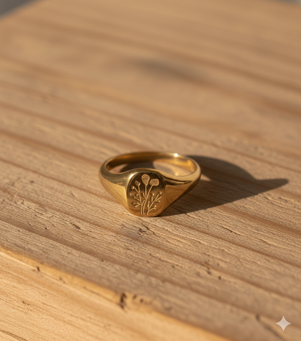 Bouquet Gold Ring