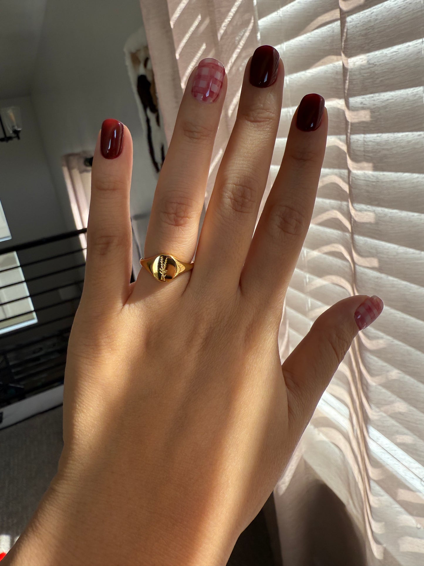 Lavender Gold Ring