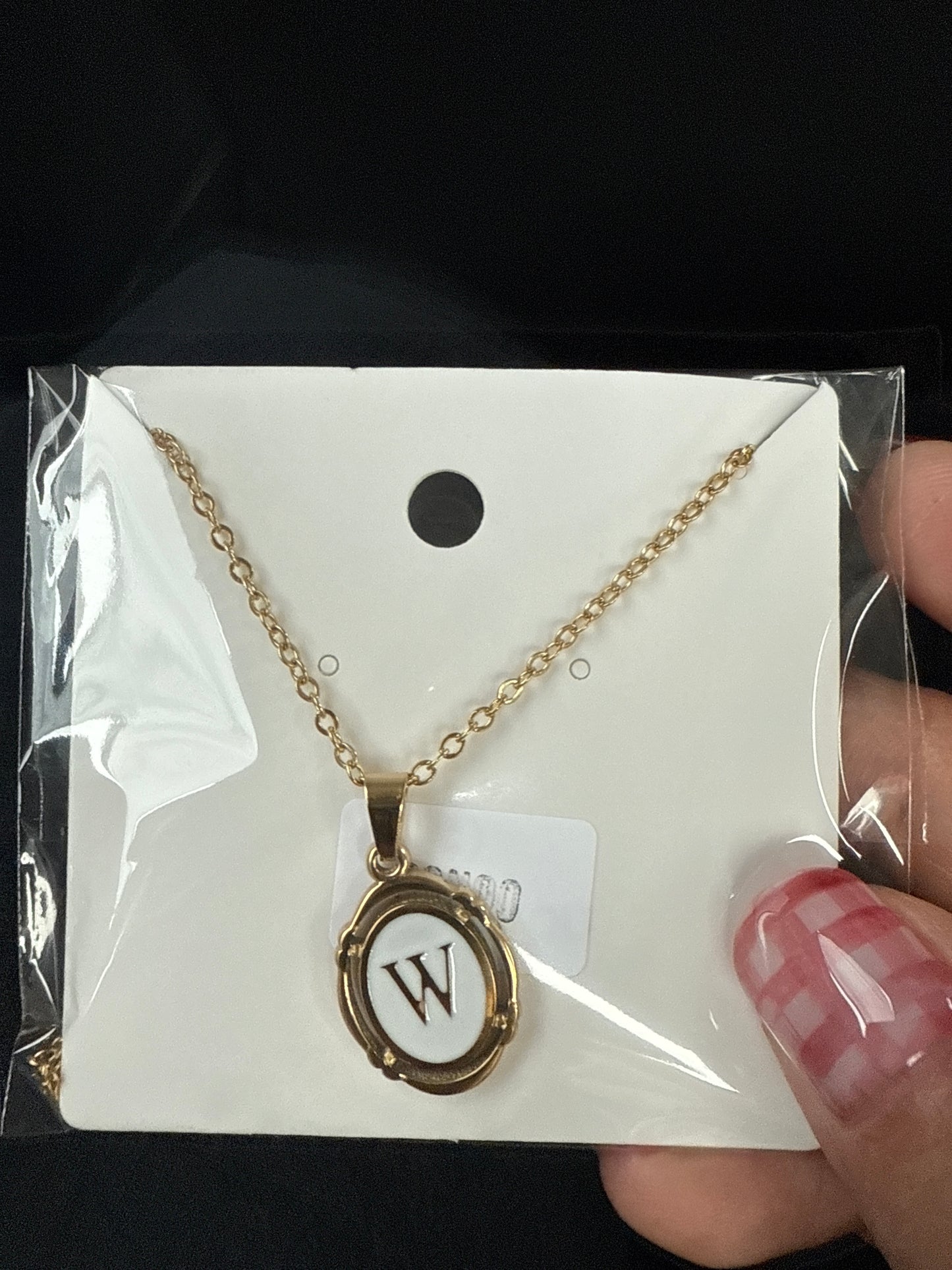 Gold Initial necklace