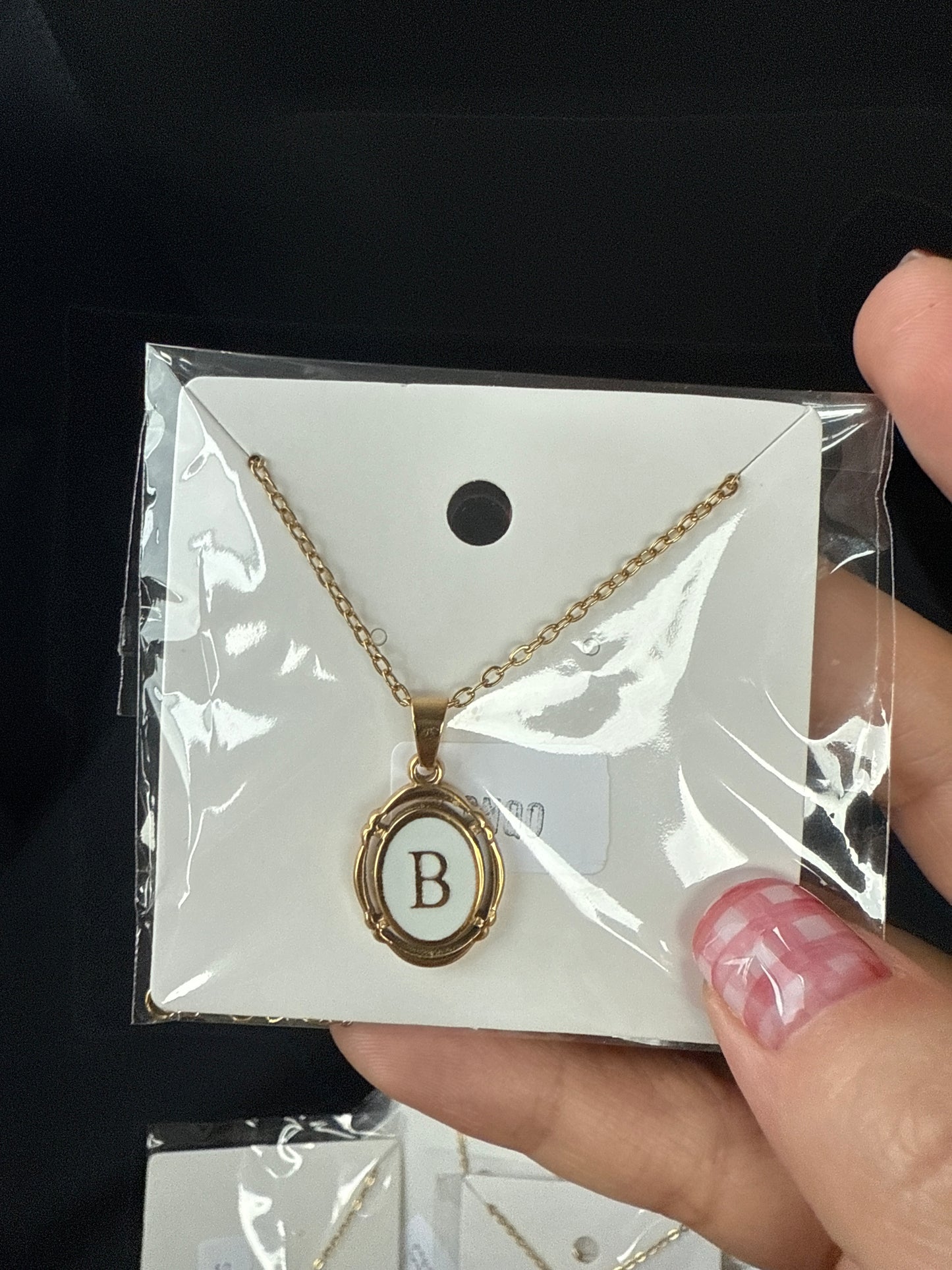 Gold Initial necklace
