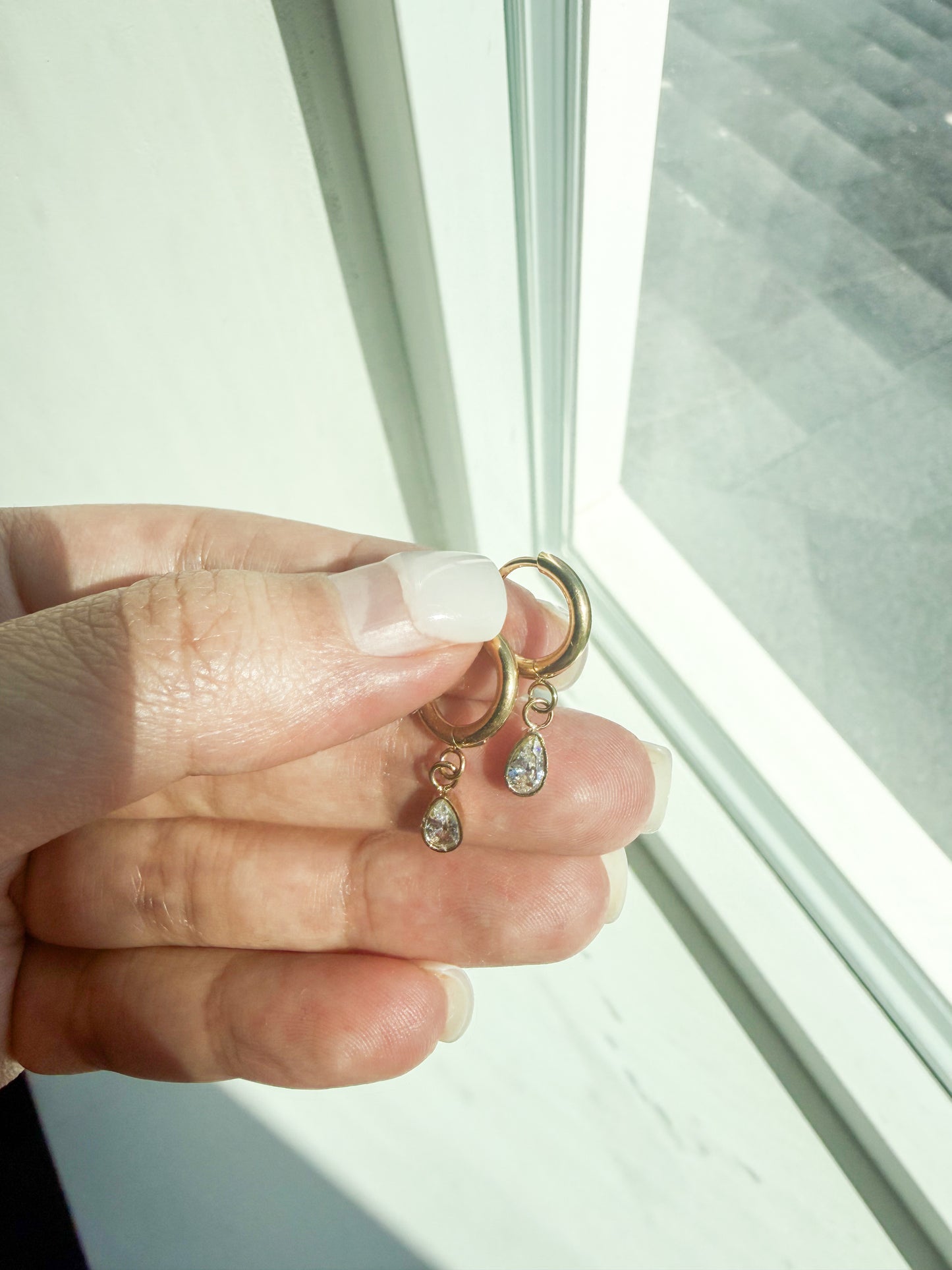Teardrop Crystal Earrings
