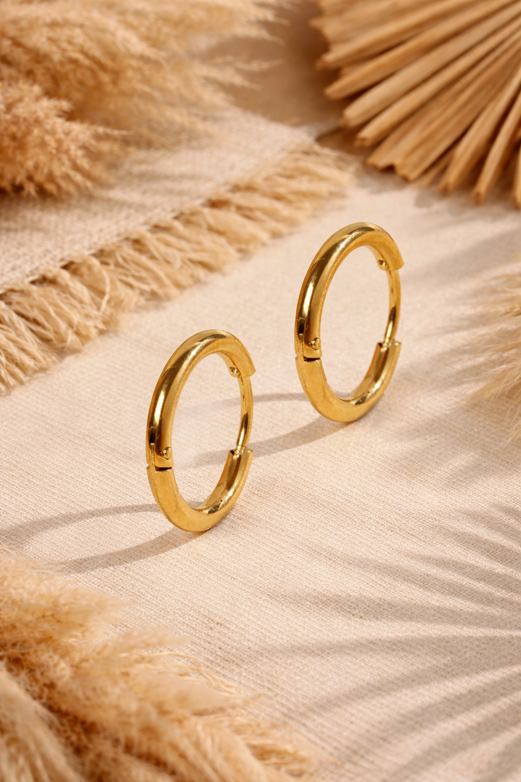 Everyday gold hoops