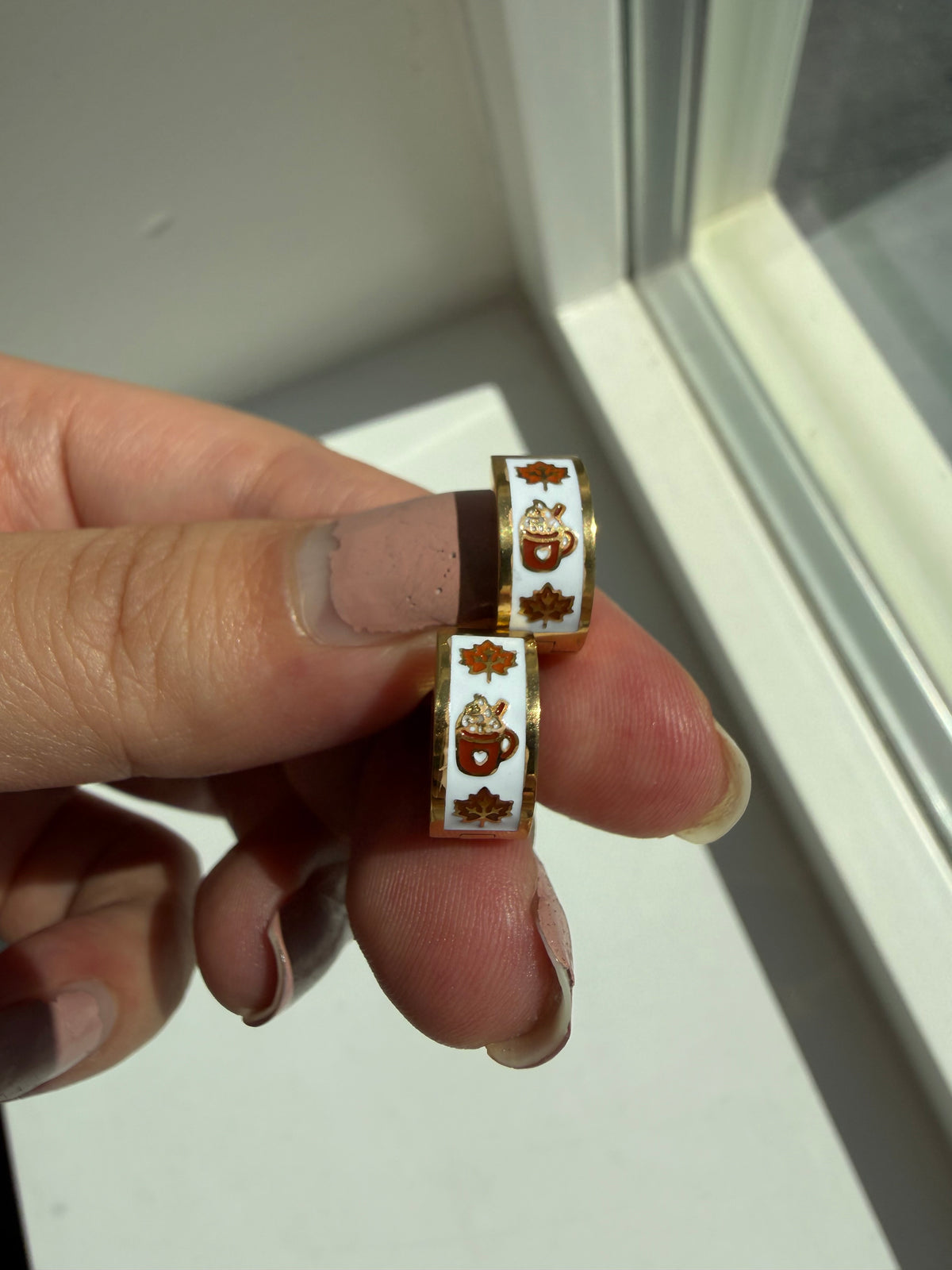 Cozy Fall Hoop Earrings