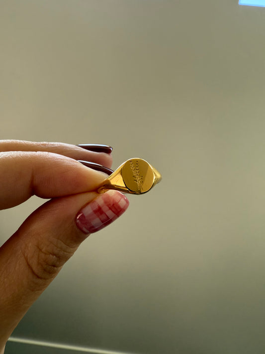 Lavender Gold Ring