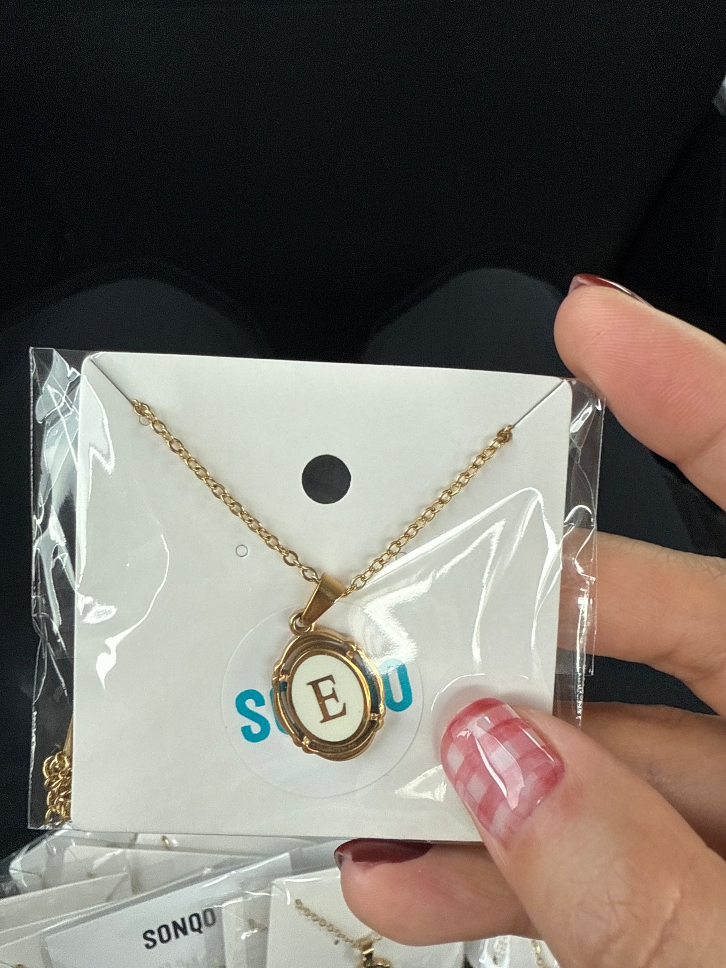 Gold Initial necklace