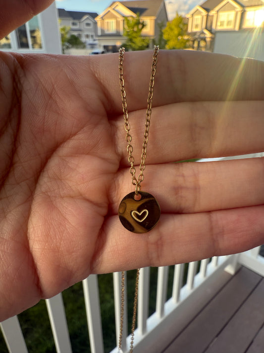 Gold Heart Necklace