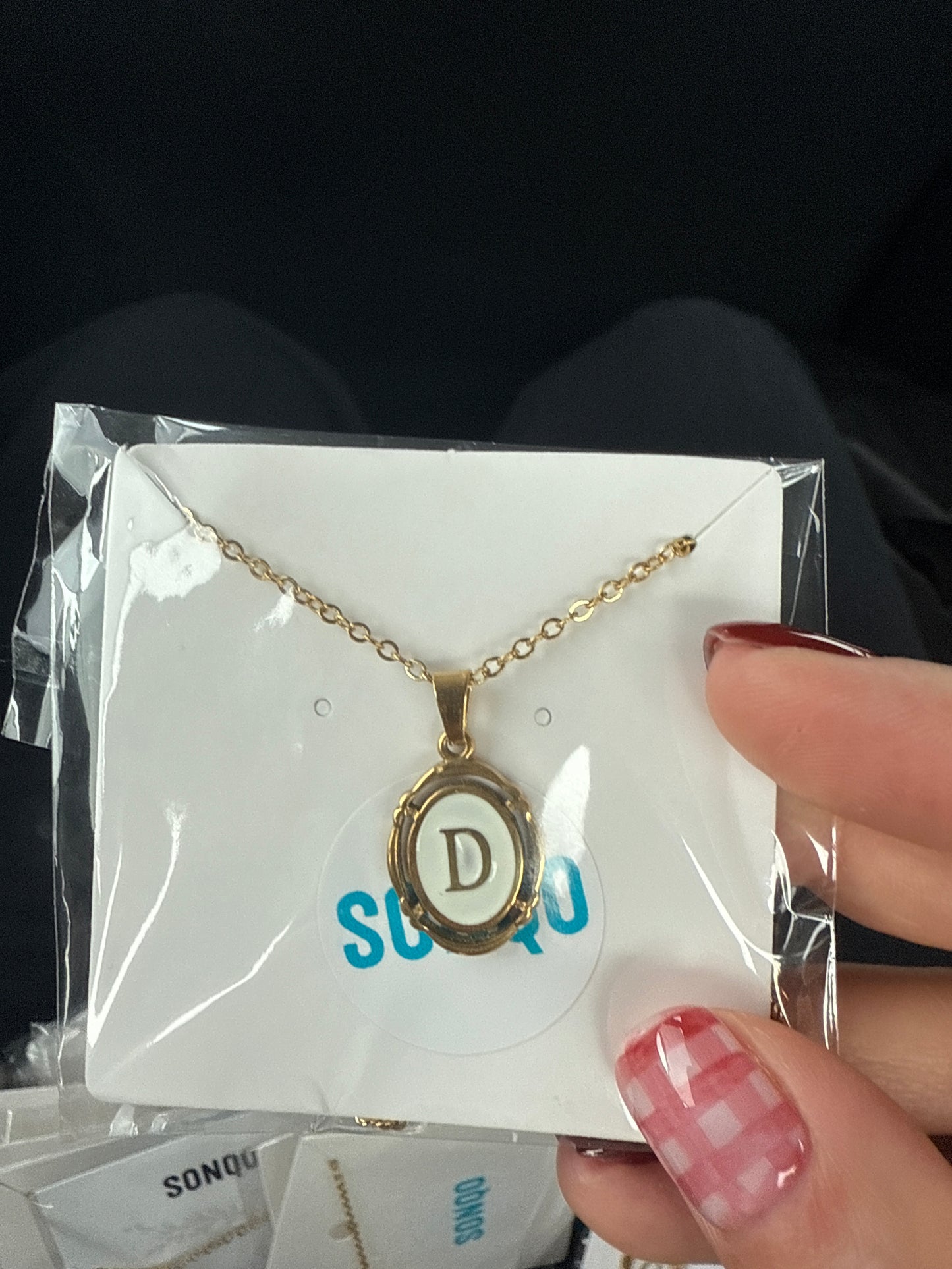 Gold Initial necklace