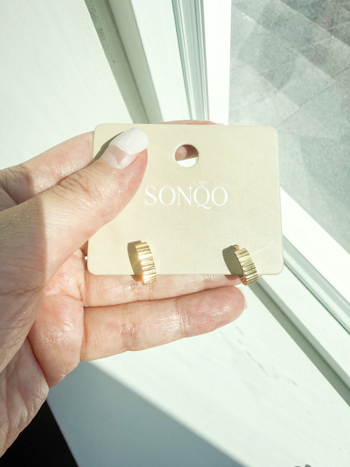 Rory SS hoop earrings
