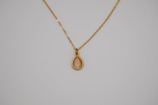 Champagne Cat Eye Necklace