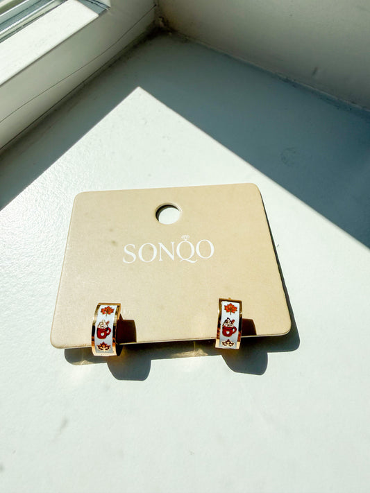 Cozy Fall Hoop Earrings