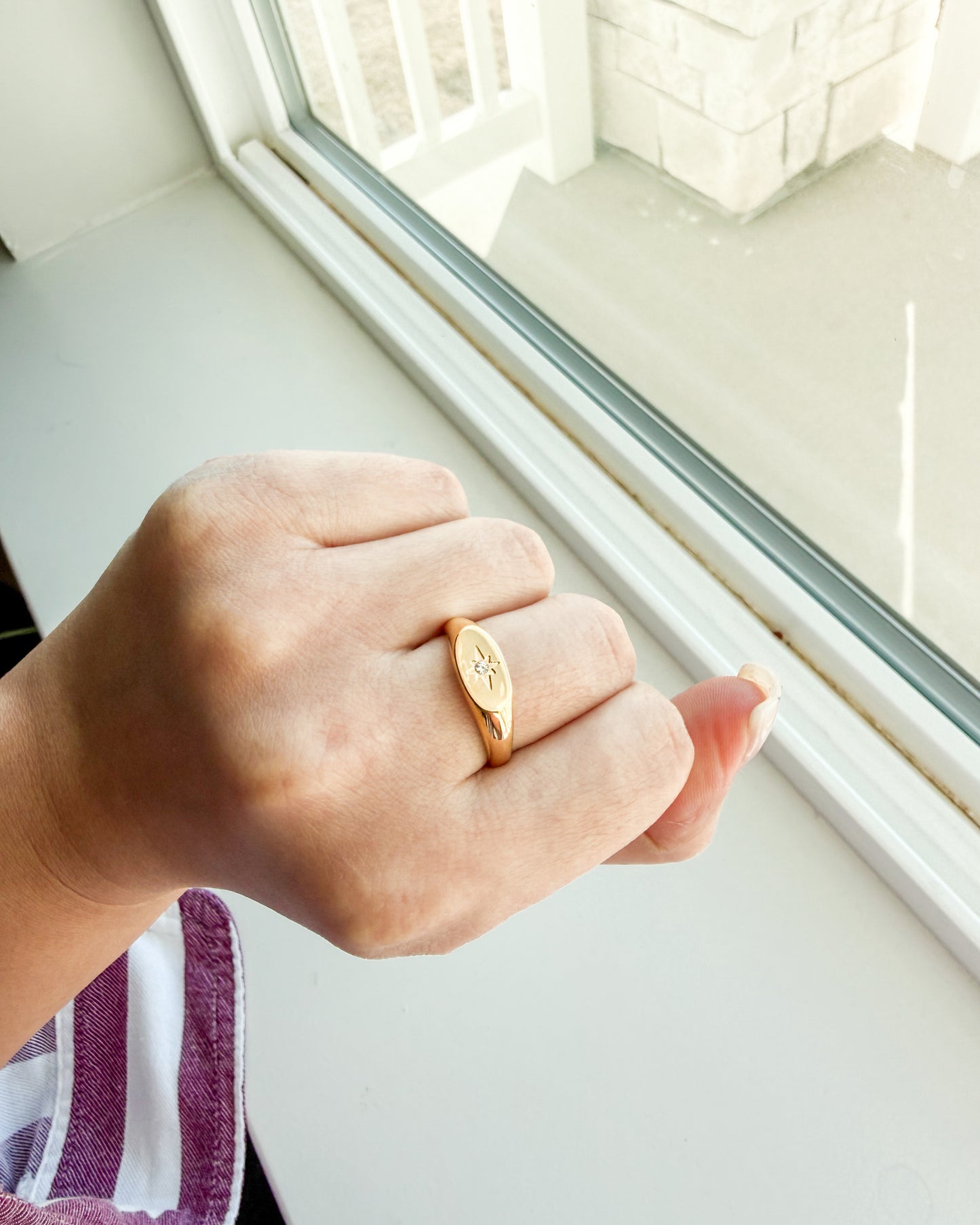 North Star Gold Ring